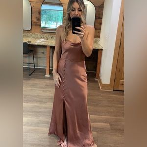 Dusty Rose, Revelry Bridesmaid Dress Billie Size 2